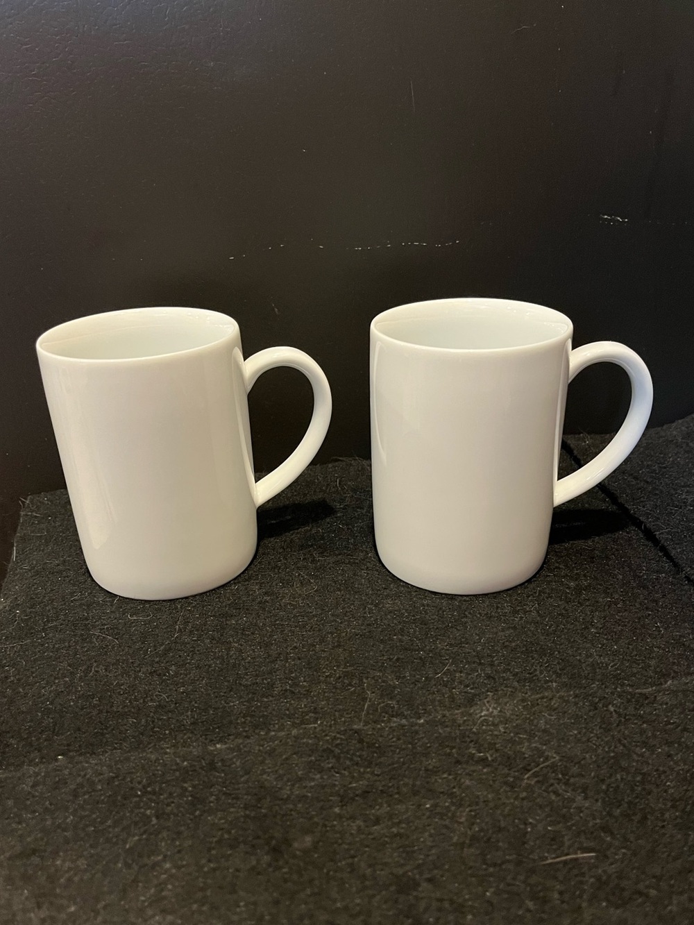 Crate & Barrel White Coffee Mug - Set of 2 - Picture 3 of 11
